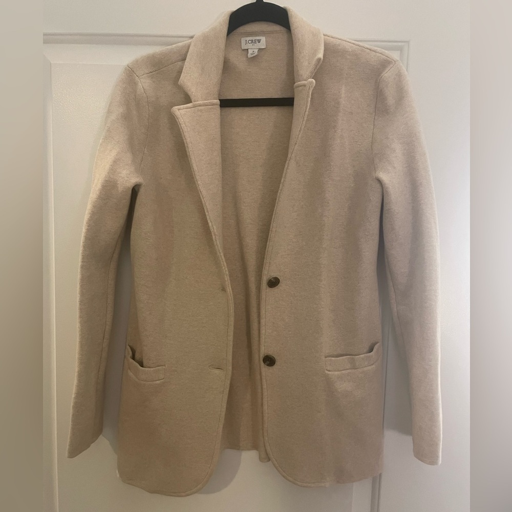 J Crew Sweater Blazer size small